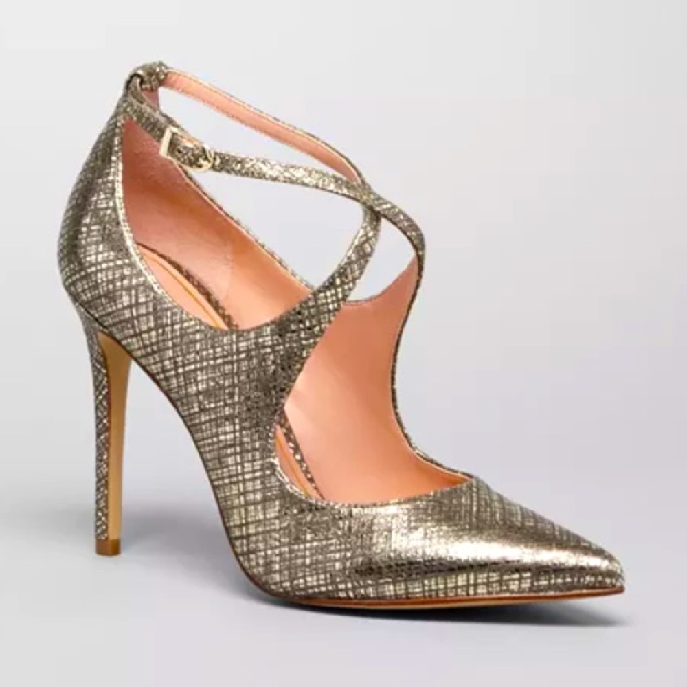 Enzo Angiolini Finton Pointed Toe Pumps Leather Size 8